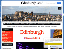 Tablet Screenshot of edinburgh-360.co.uk